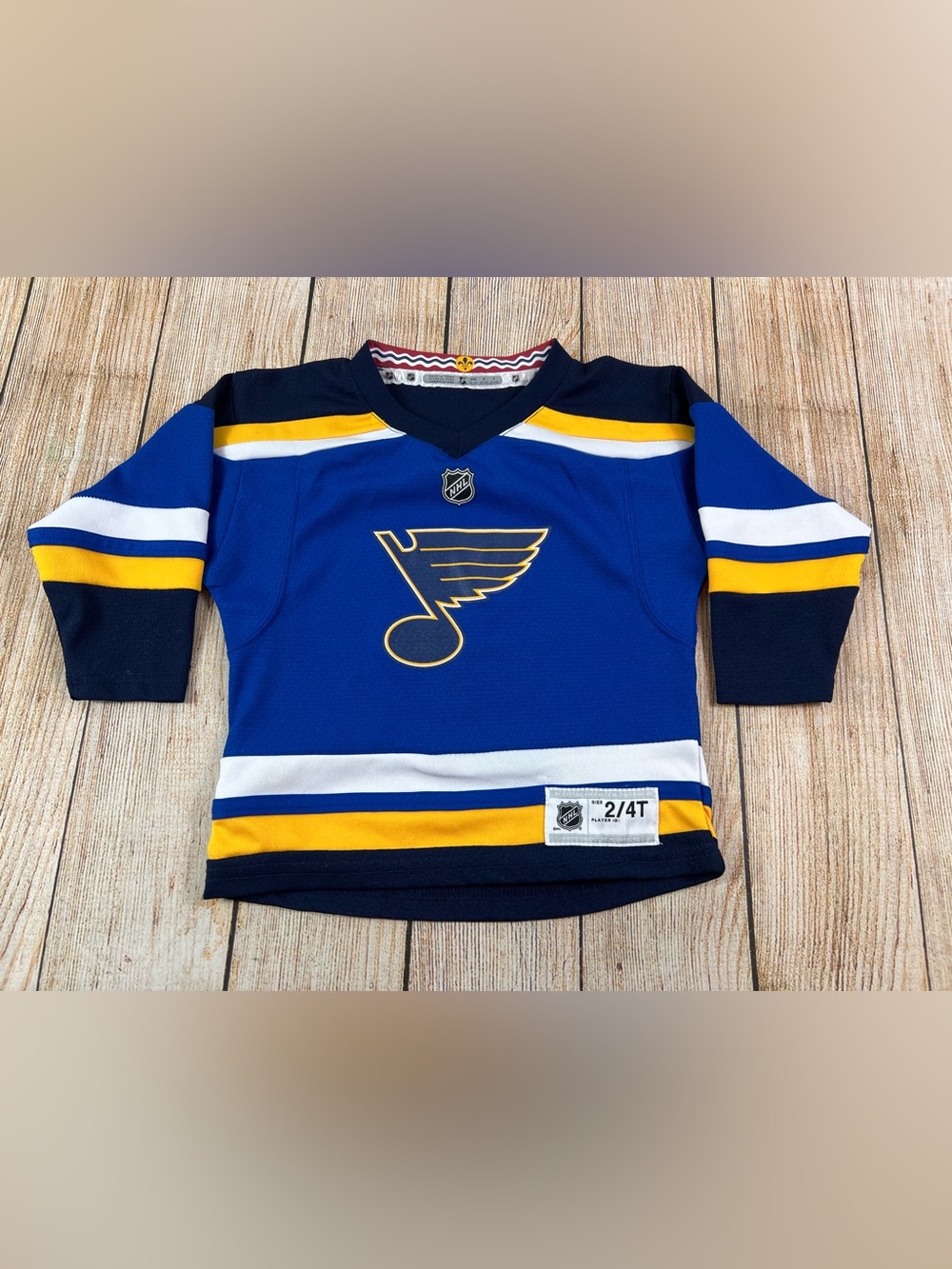 NHL St. Louis Blues Hockey Toddler Jersey Size 2T - 4T